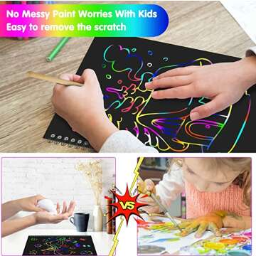 Scratch Paper Art Set - Unleash Your Creativity!