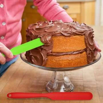 5pcs Heat Resistant Silicone Jar Scraper Spatulas Set