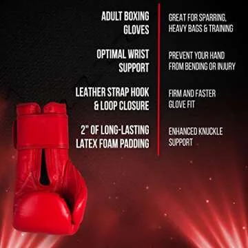 CLETO REYES Training Boxing Gloves – Classic Red