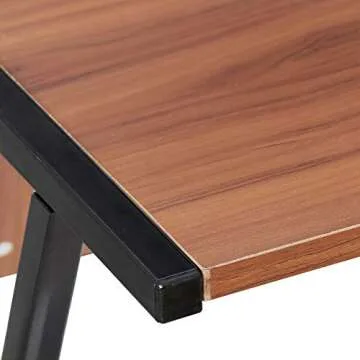 ZenStyle L-Shape 58.1in Corner Computer Desk Home Office PC Laptop Table Multipurpose Gaming Workstation with Solid Steel Frame/Waterproof Desktop