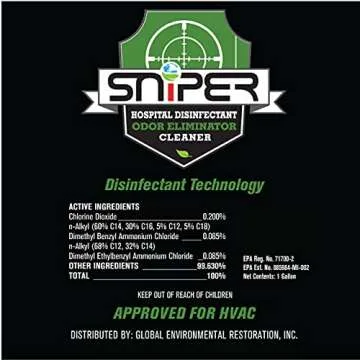 SNiPER Disinfectant: Powerful Odor Eliminator & Cleaner
