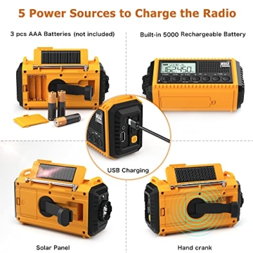 Reliable NOAA Weather Radio for Safety and Adventure