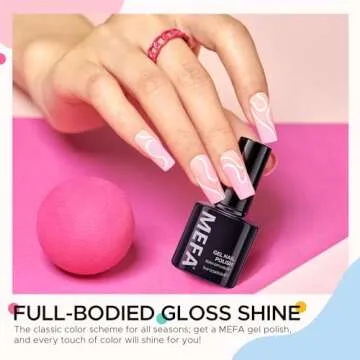 MEFA Gel Nail Polish Kit - 23 Pcs for All Seasons
