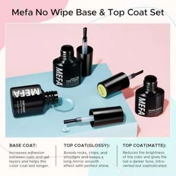 MEFA Gel Nail Polish Kit - 23 Pcs for All Seasons