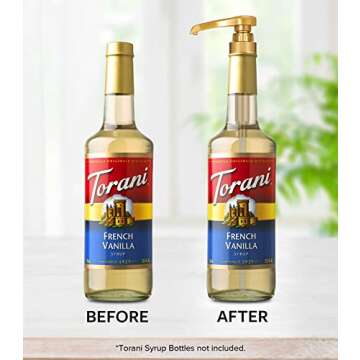 Coffee Syrup Pump Dispenser for 750ml Bottles