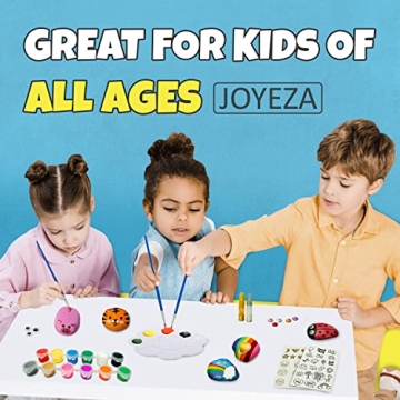 JOYEZA Rock Painting Kit Deluxe for Creative Kids