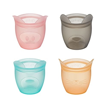 Eco-Friendly Silicone Snack Containers for Kids - USA Made