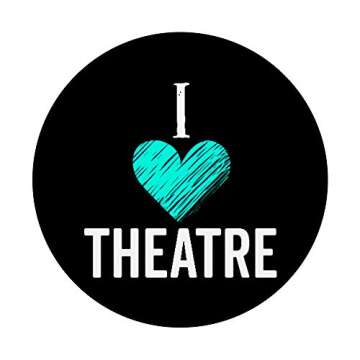 I Love Theatre PopGrip: Broadway Gift for Music Lovers
