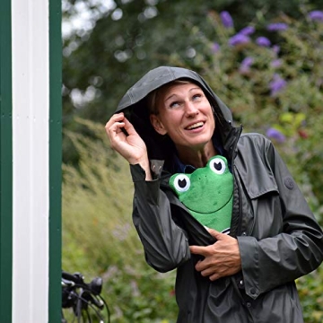 Eco-Friendly Kids Hot Water Bottle with Frog Cover