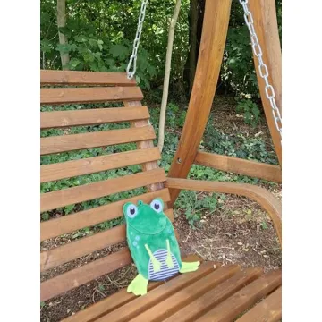 Eco-Friendly Kids Hot Water Bottle with Frog Cover