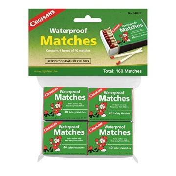 Coghlan's Waterproof Matches for Outdoor Safety and Reliability