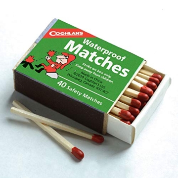 Coghlan's Waterproof Matches for Outdoor Safety and Reliability