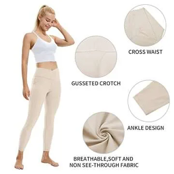 Crossover Yoga Leggings for Stylish Active Life