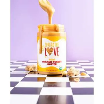 Spread The Love NAKED Organic Peanut Butter - Creamy & All Natural