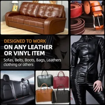AIUKBL Medium Brown Leather Repair Kit for Furniture