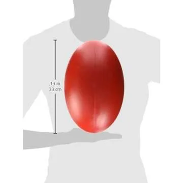 SOFT-FLEX 100537 Virtually Indestructible Rugby Ball, 12"