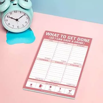 Knock Knock To Do List Notepad for Fun Organization