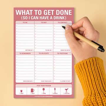 Knock Knock To Do List Notepad for Fun Organization