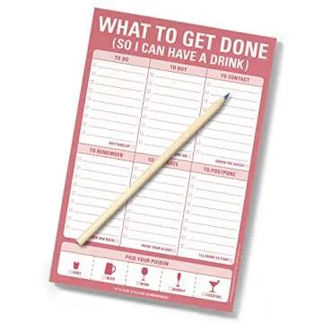 Knock Knock To Do List Notepad for Fun Organization