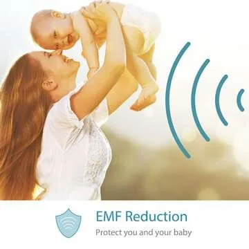 Moonybaby Split50: Low EMF 5" HD Auto Noise Reduce Baby Monitor with 2 Cameras