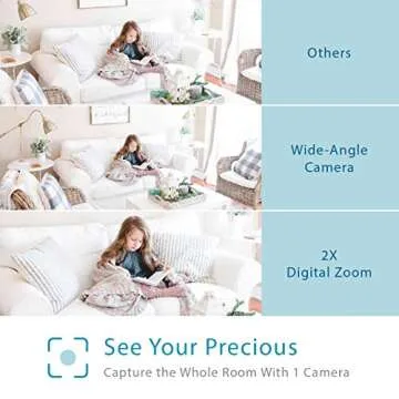 Moonybaby Split50: 5" HD Baby Monitor with 2 Cameras