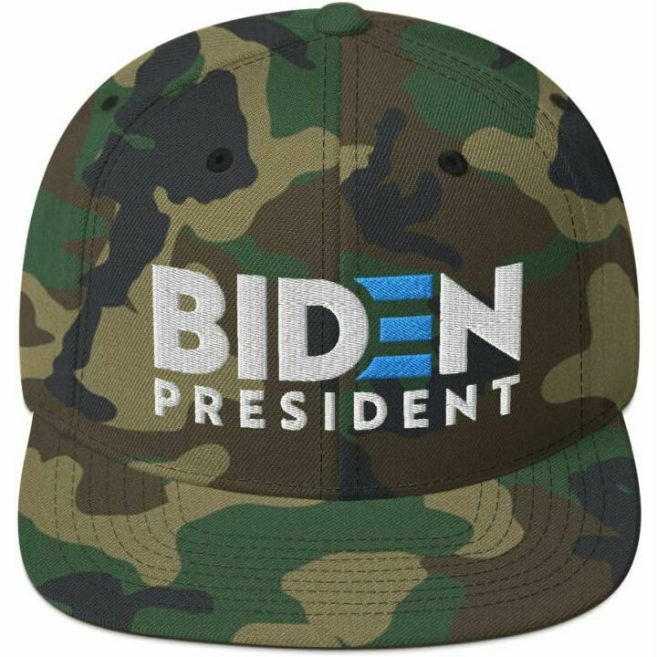 Biden 2020 Embroidered Wool Blend Snapback Cap