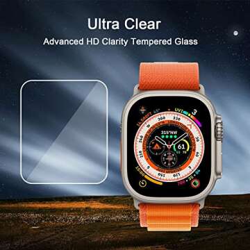 Ailun Apple Watch Ultra Screen Protector - Touch Sensitive & Clear