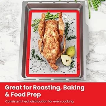 HOTPOP Silicone Baking Mats - Non-Stick, Heat Resistant