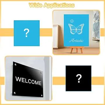 Gute 10Pcs Cast Acrylic Sheet,Colored Acrylic Sheet Opaque Plastic Sheet 8 x 8 Inch (.118" Thick) for Signs, DIY Display Projects, Craft and Easy to Cut（10 Colors,No Transparent）