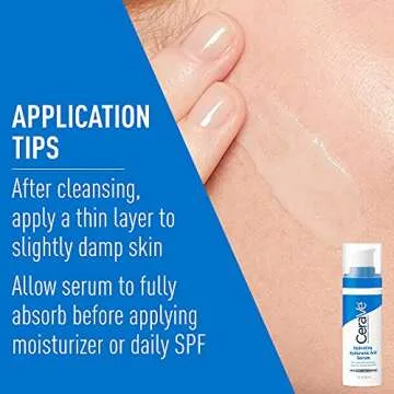 CeraVe Hydrating Face Wash + Hyaluronic Acid Serum Set