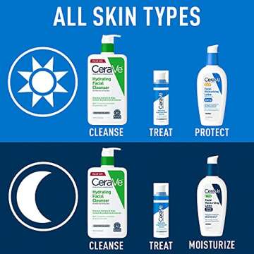 CeraVe Hydrating Face Wash + Hyaluronic Acid Serum Set