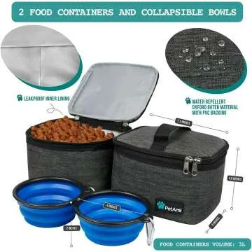 PetAmi Dog Travel Bag for Weekend Getaways