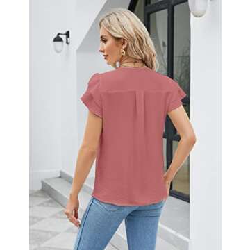 Blooming Jelly Dressy Casual Blouse for Women - Summer Top