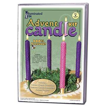 Advent Candle Kit - 100% Beeswax