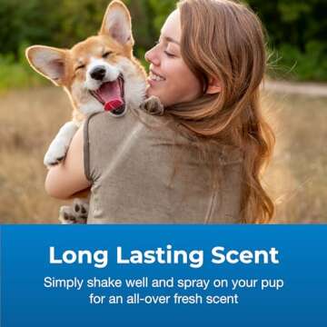 Pet-Ag Fresh ’n Clean Cologne Spray - Fresh Floral Scent - 12 oz - Controls Odor & Keeps Dogs Smelling Fresh