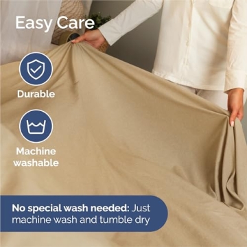 King Size 4 Piece Sheet Set - Breathable & Cooling Sheets