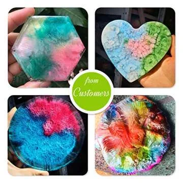 24 Vibrant Alcohol Ink Set for Resin Art and Crafts