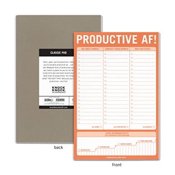 Witty Knock Knock Productivity Notepad for All Ages