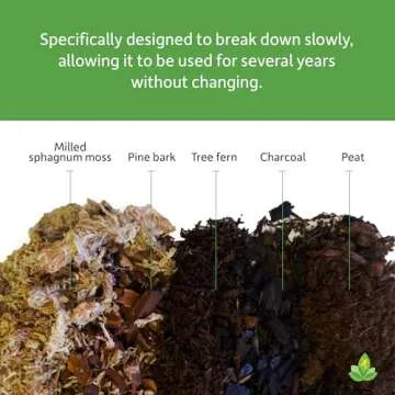 Josh's Frogs ABG Mix Tropical Plant Soil & Bioactive Terrarium Vivarium Substrate (4 Quart/1 Gallon)