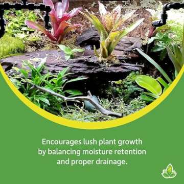 Josh's Frogs ABG Mix Tropical Plant Soil & Bioactive Terrarium Vivarium Substrate (4 Quart/1 Gallon)