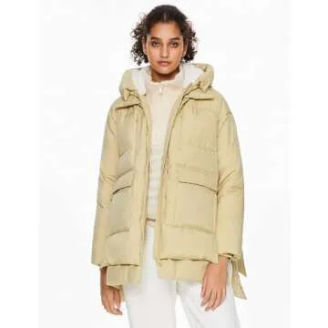 Orolay Women's Hooded Down Winter Jacket Water-Resistant