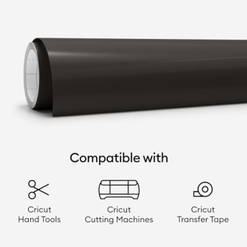 Cricut Premium Permanent Glossy Vinyl Roll for Crafting