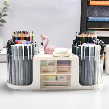 KLIONGO Rotating Desk Organizer - Efficient & Stylish