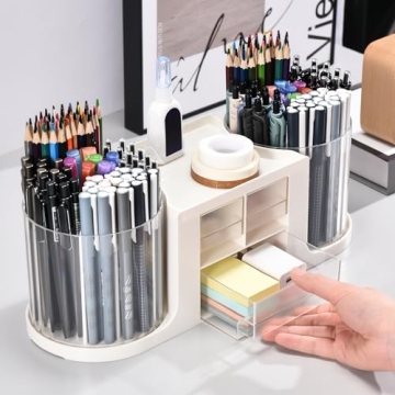 KLIONGO Rotating Desk Organizer - Efficient & Stylish