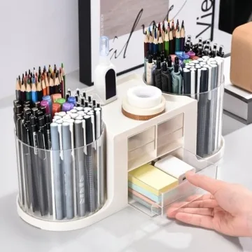 KLIONGO Rotating Desk Organizer - Efficient & Stylish