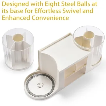 KLIONGO Rotating Desk Organizer - Efficient & Stylish