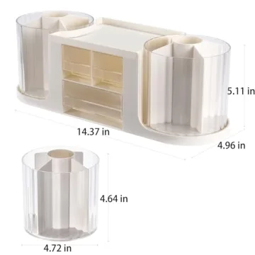 KLIONGO Rotating Desk Organizer - Efficient & Stylish