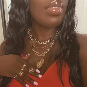 Cysincos Gold Layered Necklaces for Women Stylish Jewelry