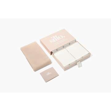 Sillo Silk Pillow Cases 2 Pack – Anti-Acne, Hypoallergenic, Cooling