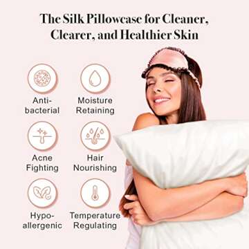 Sillo Silk Pillow Cases for Acne-Prone Skin 2 Pack